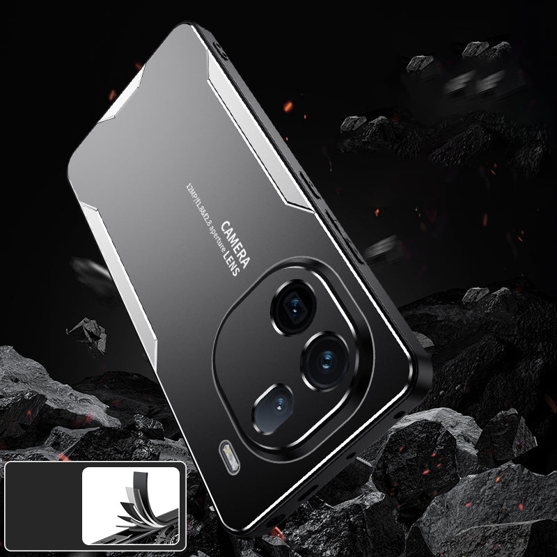 For vivo iQOO 12 Pro 5G Metal Case Aluminum Alloy+PC+TPU Phone Cover Shockproof Defender - Gold For vivo iQOO 12 Pro 5G Metal Case Aluminum Alloy+PC+TPU Phone Cover Shockproof Defender - Gold